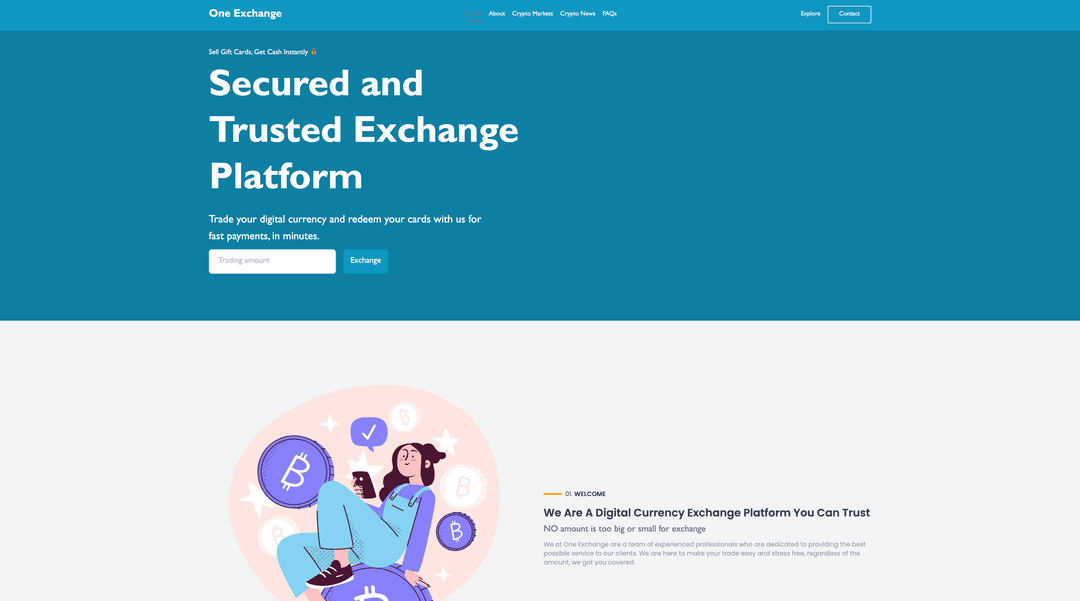 One Exchange Website